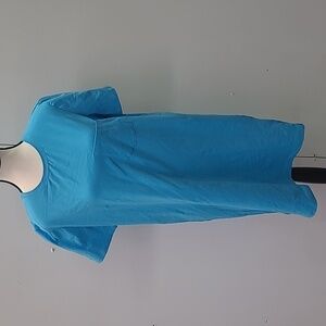 OS & Oakes Size M Blue T-Shirt Dress